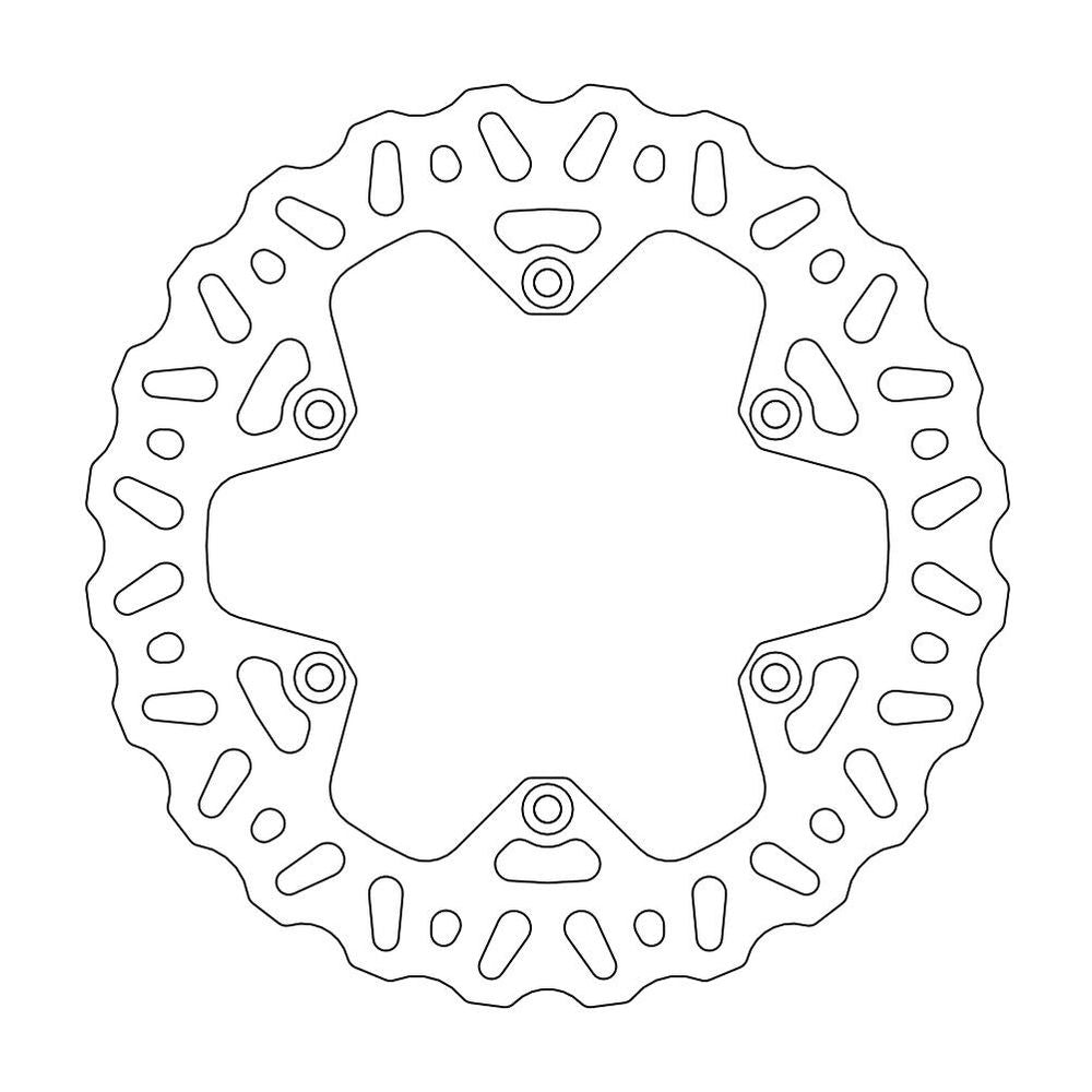 Brake Disc Off-road Nitro - Rear - Ktm, Husqvarna - Grafite Offroad