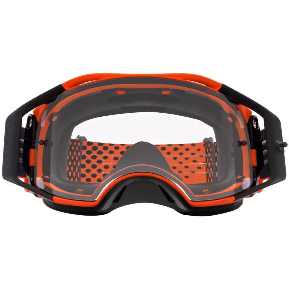 AIRBRAKE Goggles, Orange Moto, Clear