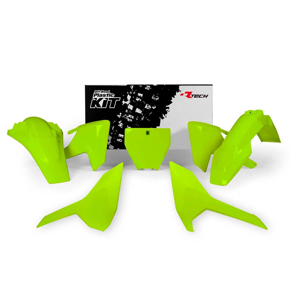 Plastics Kit 5 Pcs Neon Yellow Replica Husqvarna - Grafite Offroad