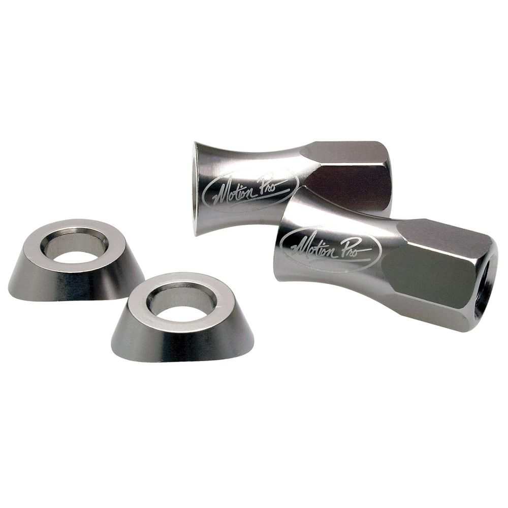 Liteloc Rim Lock Nuts with Beveled Washers, 12mm (pair) - Grafite Offroad