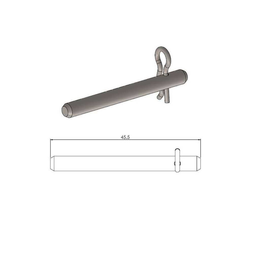 Moto-master Brake Pad Pin - Grafite Offroad