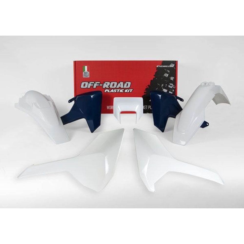 Plastics Kit 5 Pcs with Left Airbox Cover and Orange Headlight Plastic Oem Color - Grafite Offroad