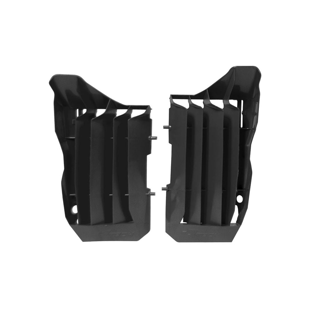 Oversize Radiator Louvers Sx-dx Black Replica Honda - Grafite Offroad