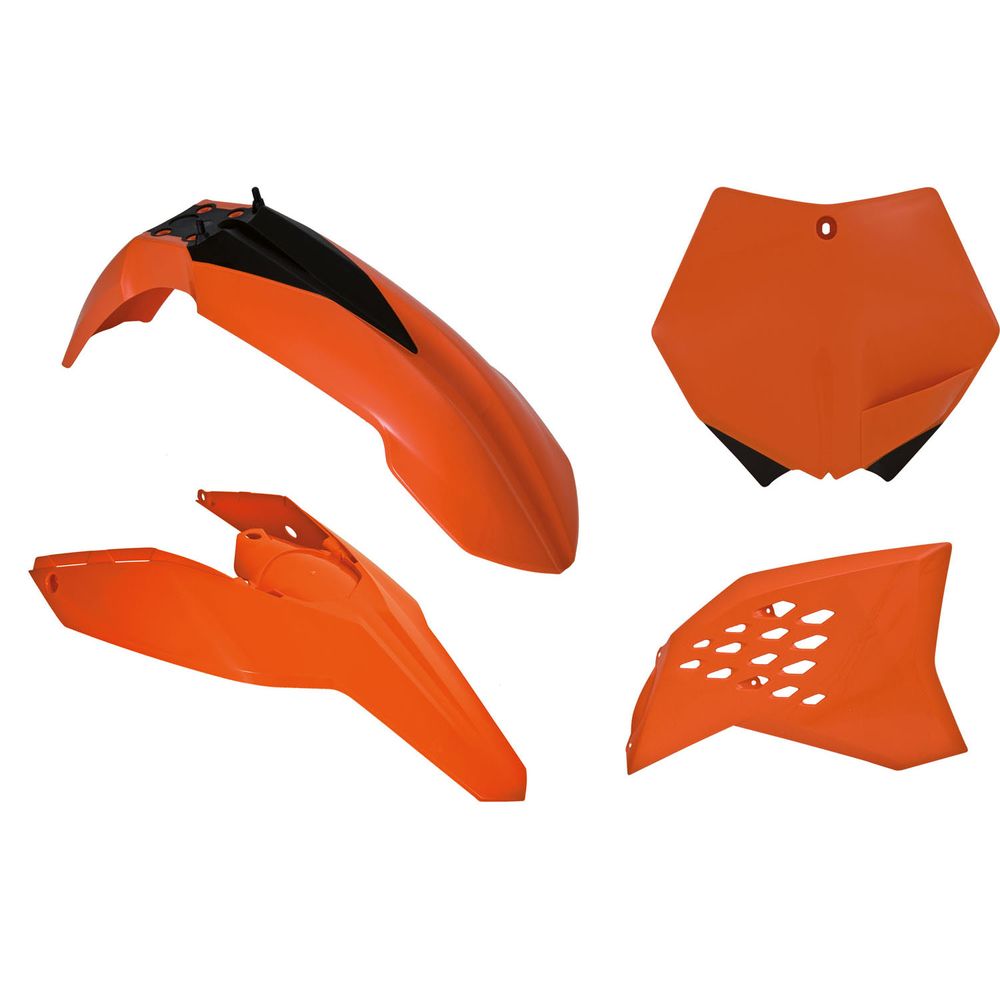 Plastics Kit 4 Pcs K Orange Replica Ktm - Grafite Offroad