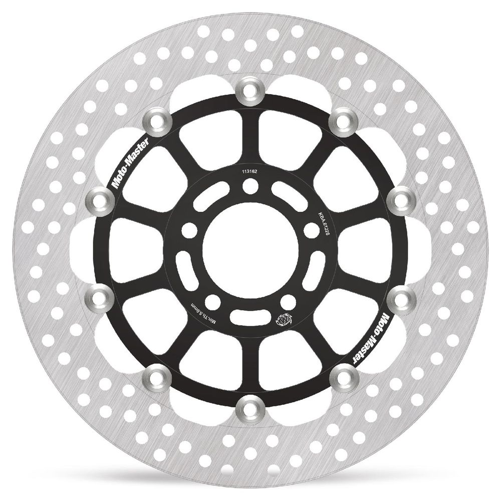 Brake Disc Road Halo Racing - Floating - Front - Kawasaki: Zx-6r, Zr, Zzr, Gpz 1100 - Grafite Offroad