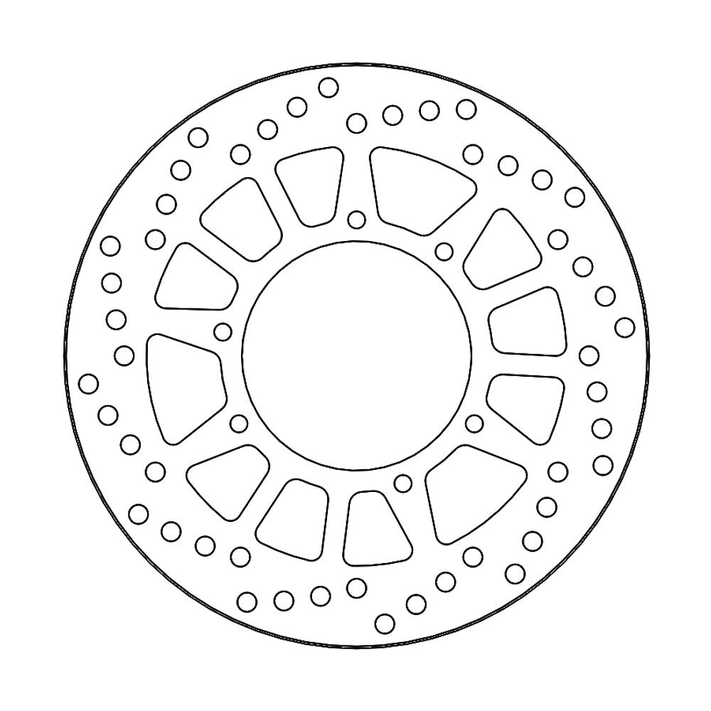 Brake Disc Off-road Vintage - Front - Yamaha: Yz490 (1986-1987) - Grafite Offroad