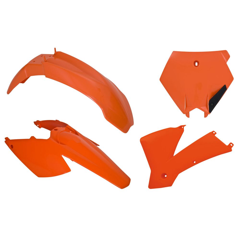 Plastics Kit 4 Pcs K Orange Replica Ktm - Grafite Offroad
