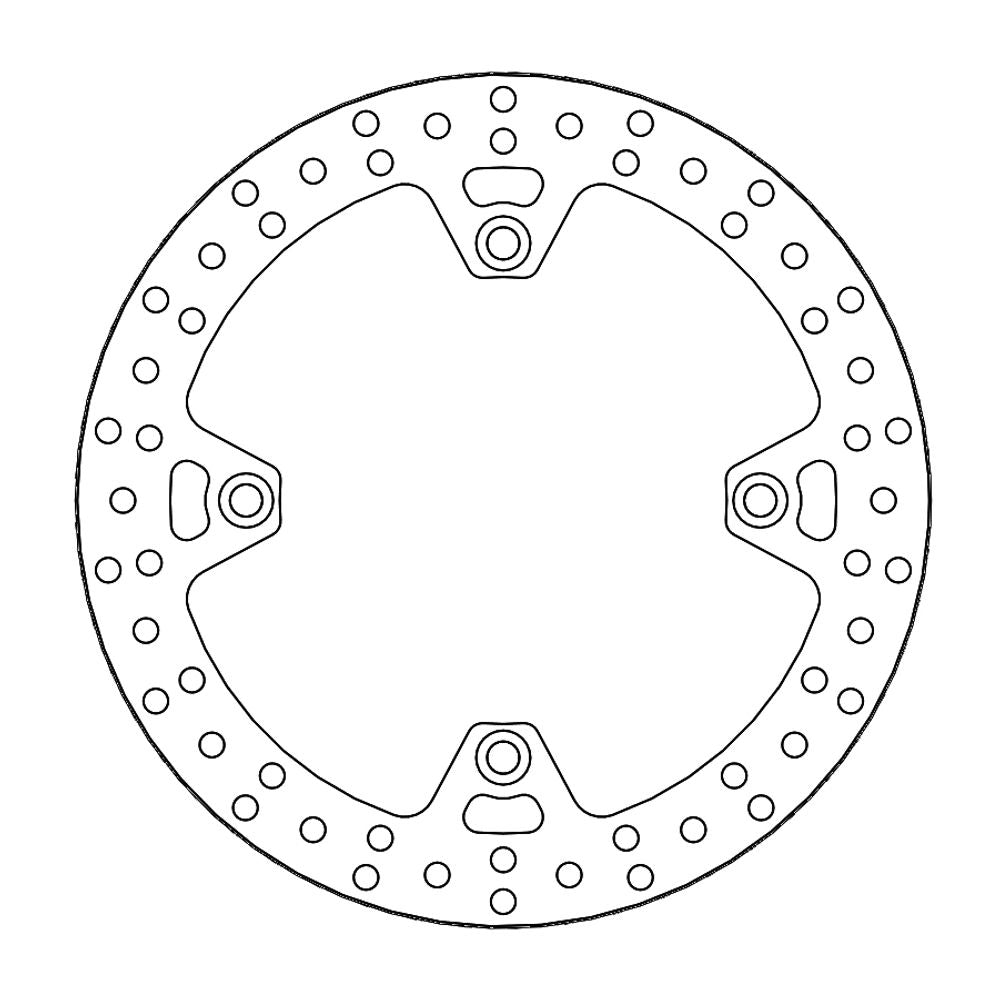 Brake Disc Road Halo - Front - Honda: Xrv750, Africa Twin - Grafite Offroad