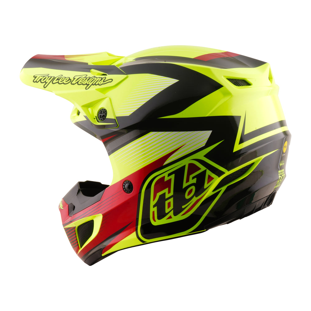Helmet SE5 Polycarbonate - Ripper - Yellow fluo - M Troy Lee Designs - Grafite Offroad