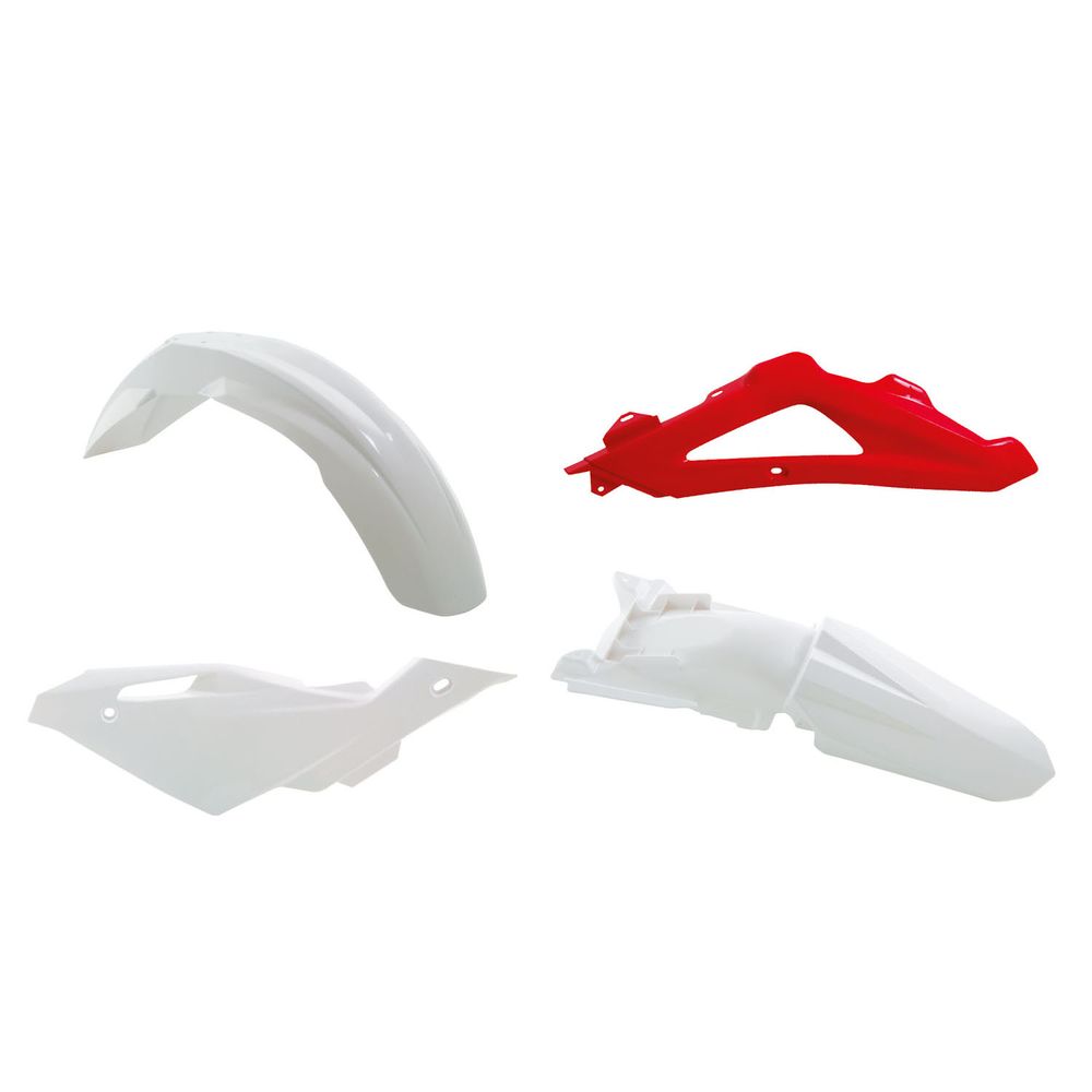 Plastics Kit 4 Pcs Replica Husqvarna White-red - Grafite Offroad