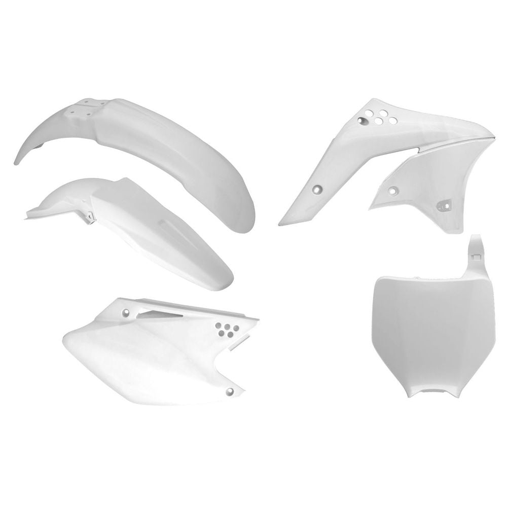 Plastics Kit 5 Pcs White Replica Kawasaki - Grafite Offroad