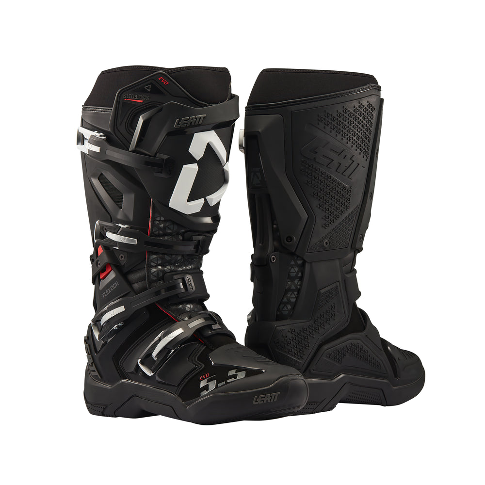 Boot Moto 5.5 FlexLock Evo Leatt - Grafite Offroad