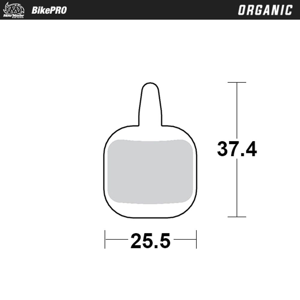 Brake Pad Bicycle Organic - Tektro Io - Grafite Offroad