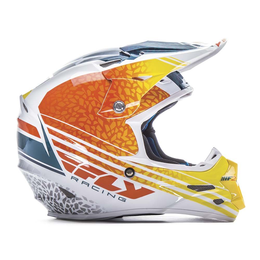 Fly F2 Animal Org/wh/teal S - Grafite Offroad
