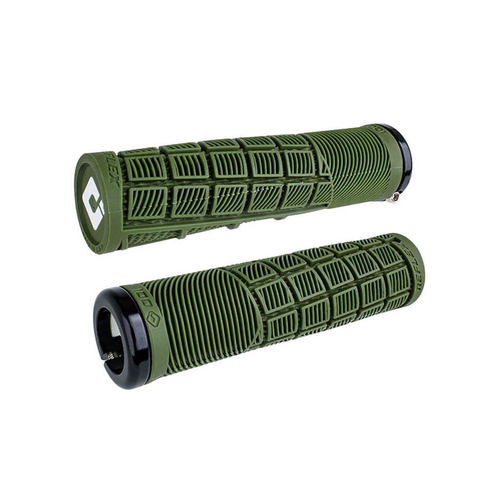 Reflex V2.1 Lock-on Mtb Closed End 135mm | Wht/army Green
