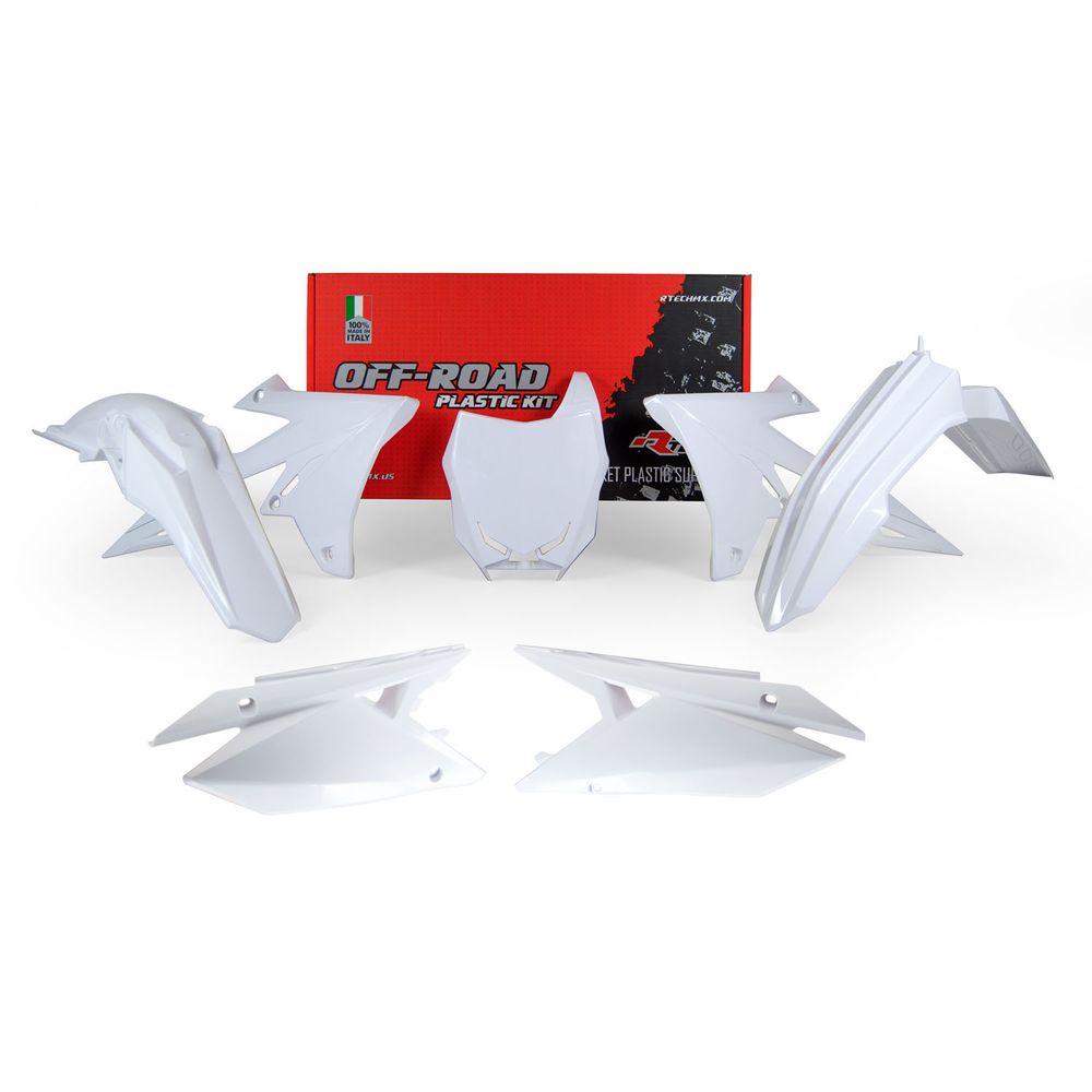 Plastics Kit 5 Pcs White Replica Suzuki - Grafite Offroad