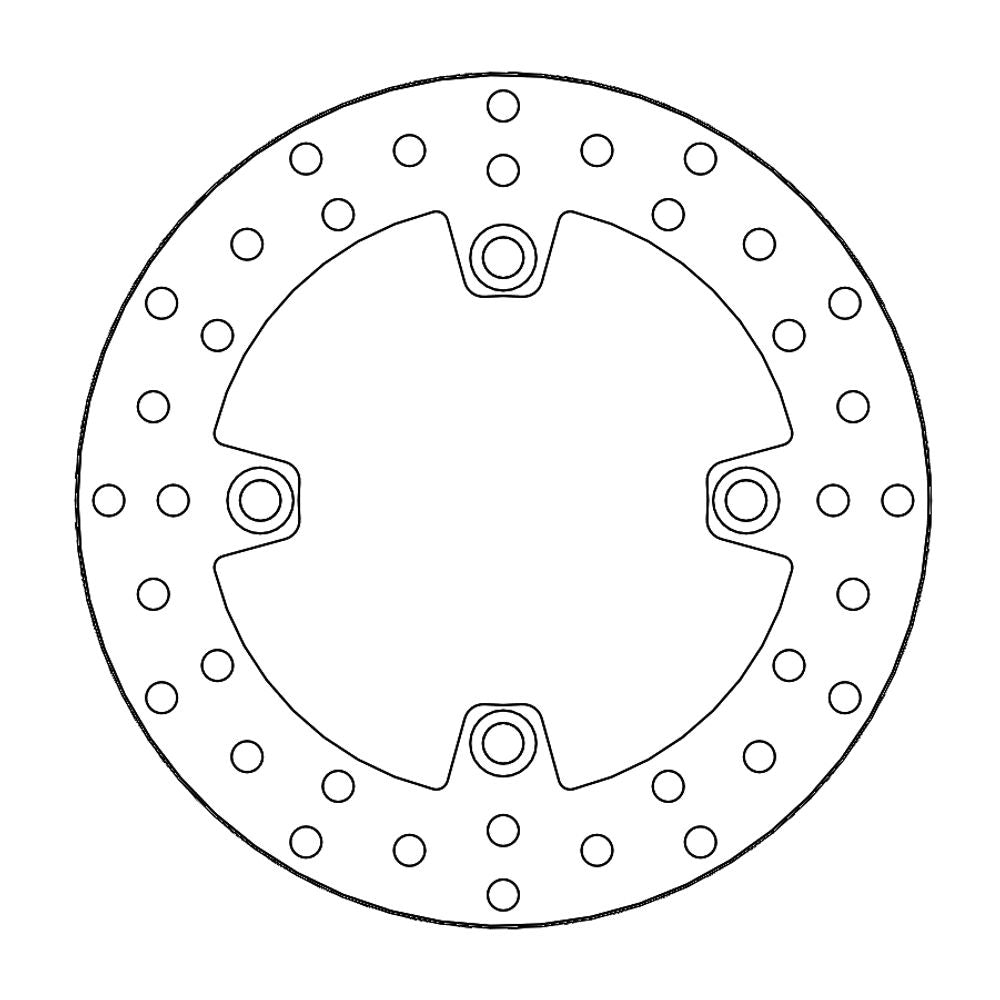 Brake Disc Road Halo - Rear - Honda: Cb 400-600, Cbr 600-900-1000 - Grafite Offroad