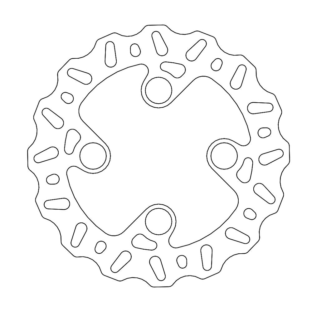 Brake Disc Off-road Nitro - Front Trial - Montesa - Grafite Offroad