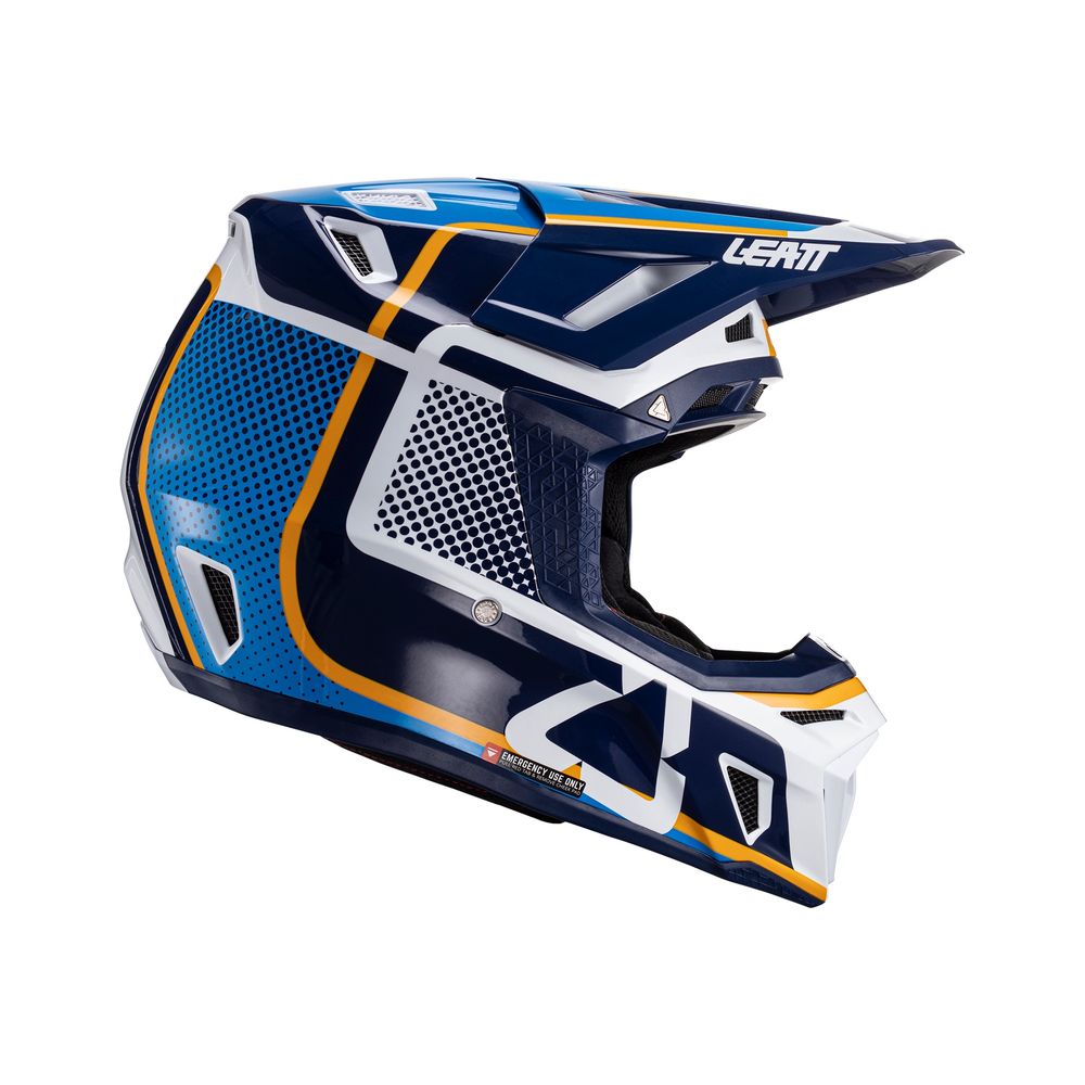8.5 Moto Helmet with 360&deg; Turbine Technology and motorbike goggle included - Grafite Offroad