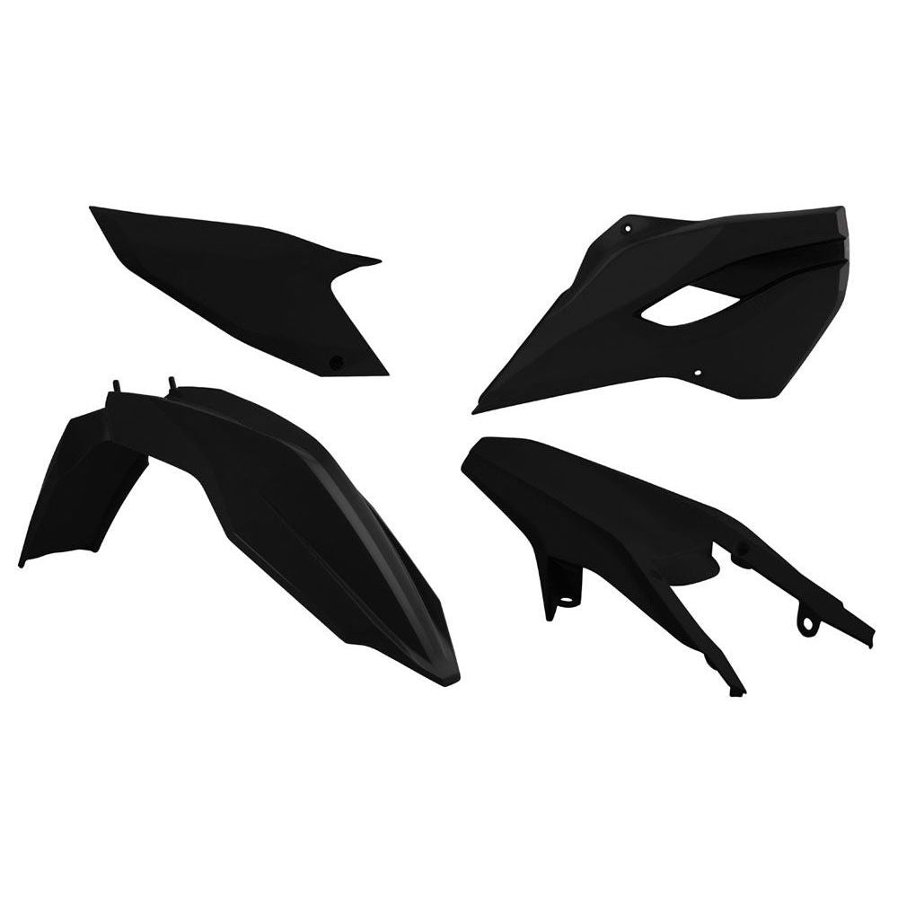 Plastics Kit 4 Pcs Black Replica Husqvarna - Grafite Offroad