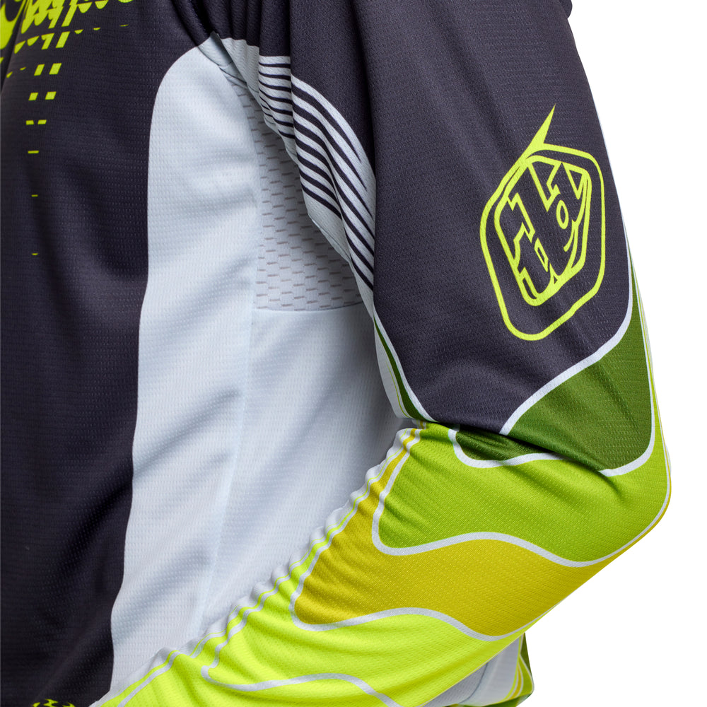 Maille GP Pro - Stagger - Noir / Jaune fluo - M Troy Lee Designs