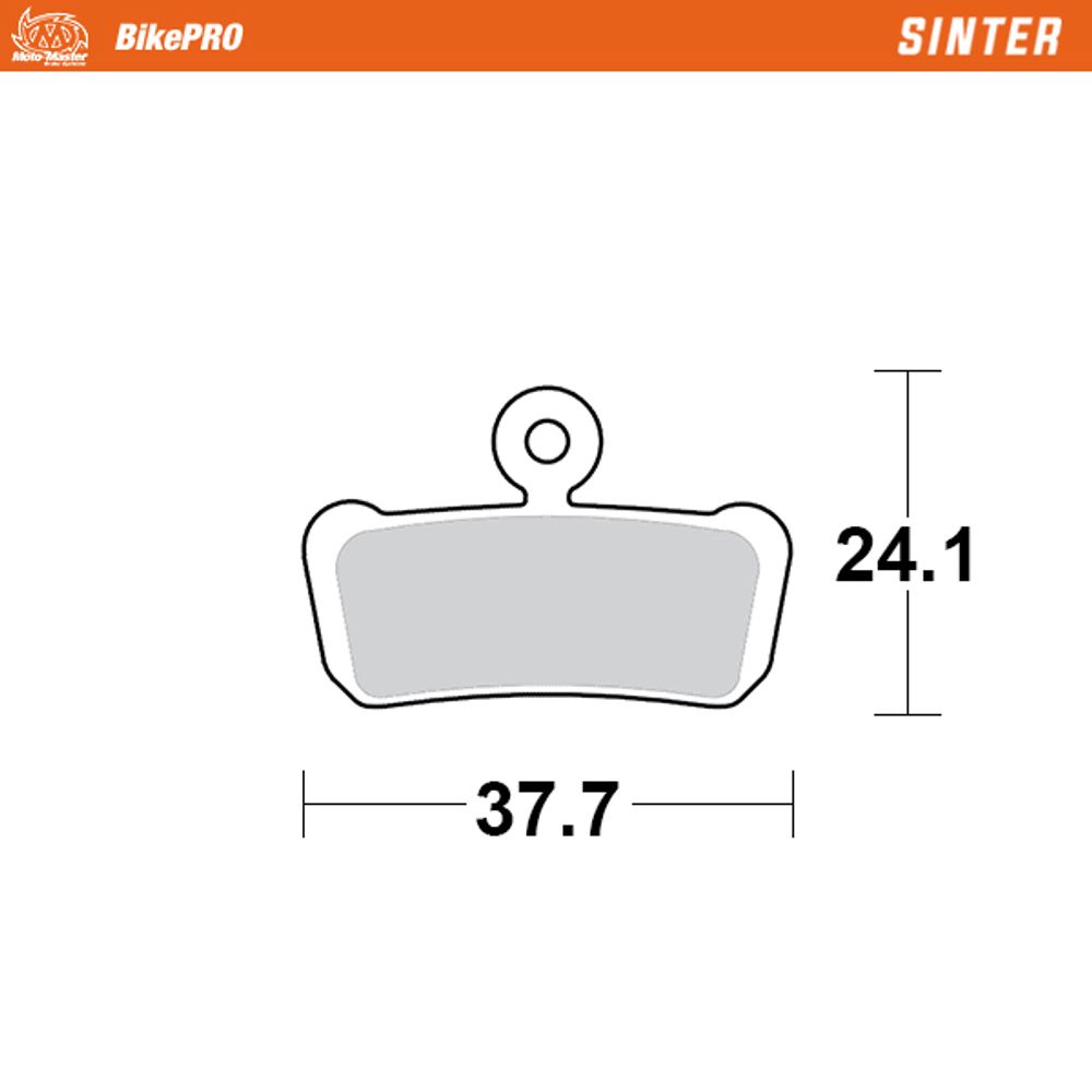 Brake Pads Bicycle Sinter: Avid, Sram 4-piston - Grafite Offroad