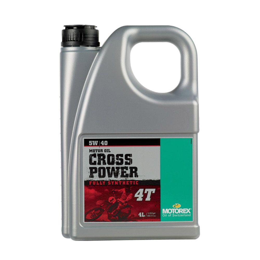 Cross Power 4t 5w/40 Jaso Ma 2 Can 4 Ltr - Packaging 4 Pz - - Grafite Offroad