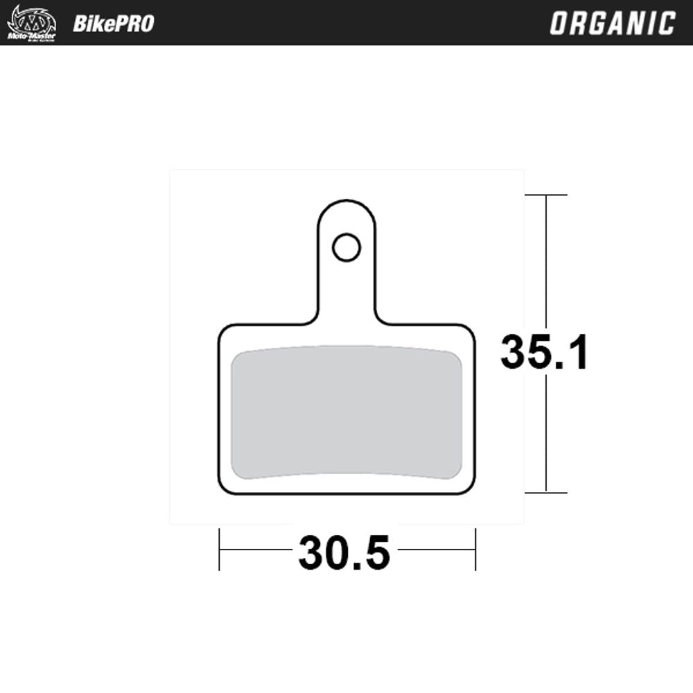 Brake Pad Bicycle Organic - Shimano B Type - Grafite Offroad