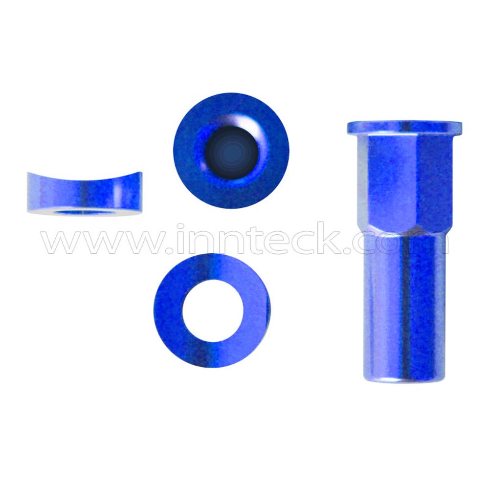 Rim Lock Tower Nut Kits Color Blue - Grafite Offroad