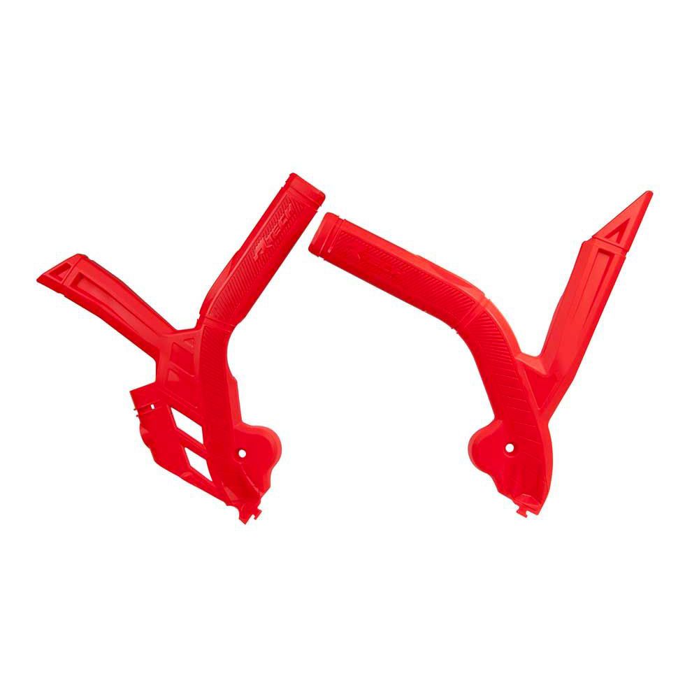 Plastic Frame Protectors Bi-material Red Replica Beta - Grafite Offroad