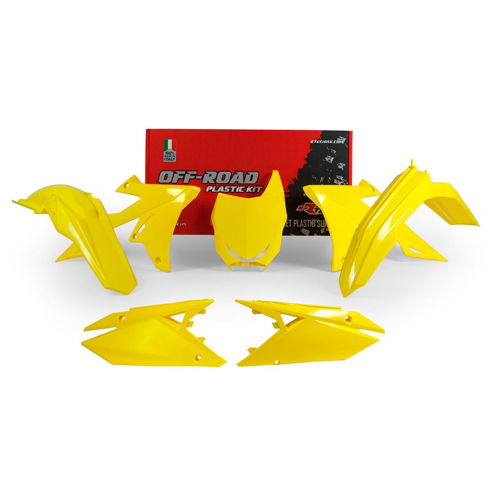 Plastics Kit 5 Pcs Rmz Yellow Replica Suzuki - Grafite Offroad