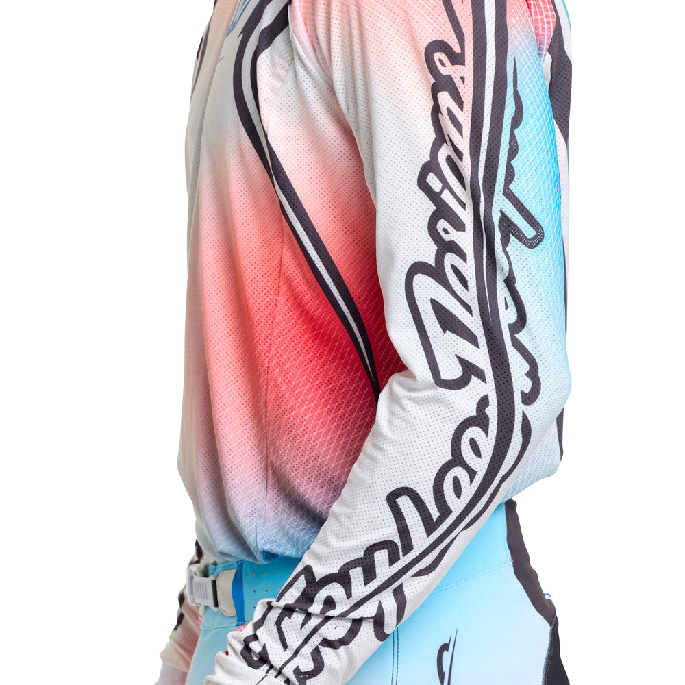 T-shirt SE Pro - Wander - White / Blue / Red - XL Troy Lee Designs - Grafite Offroad