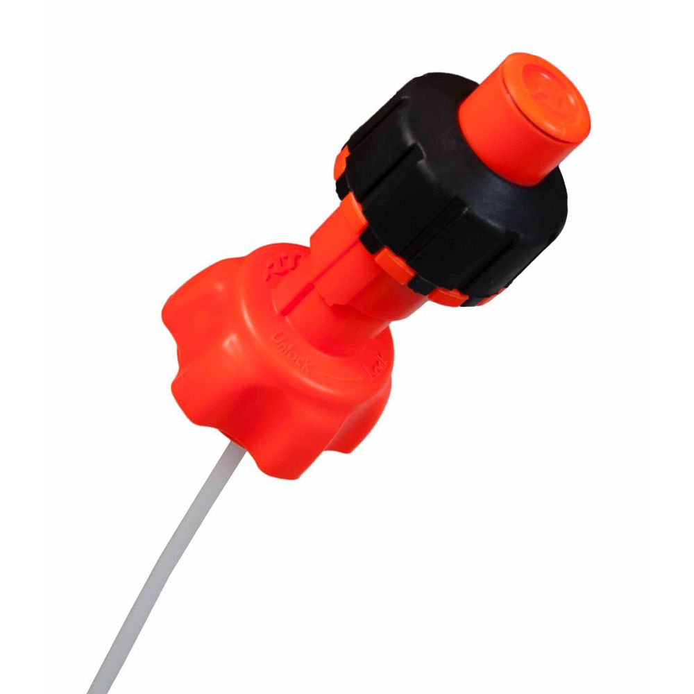 Gas Can Complete Quick Fill Conversion Kit Orange - Grafite Offroad