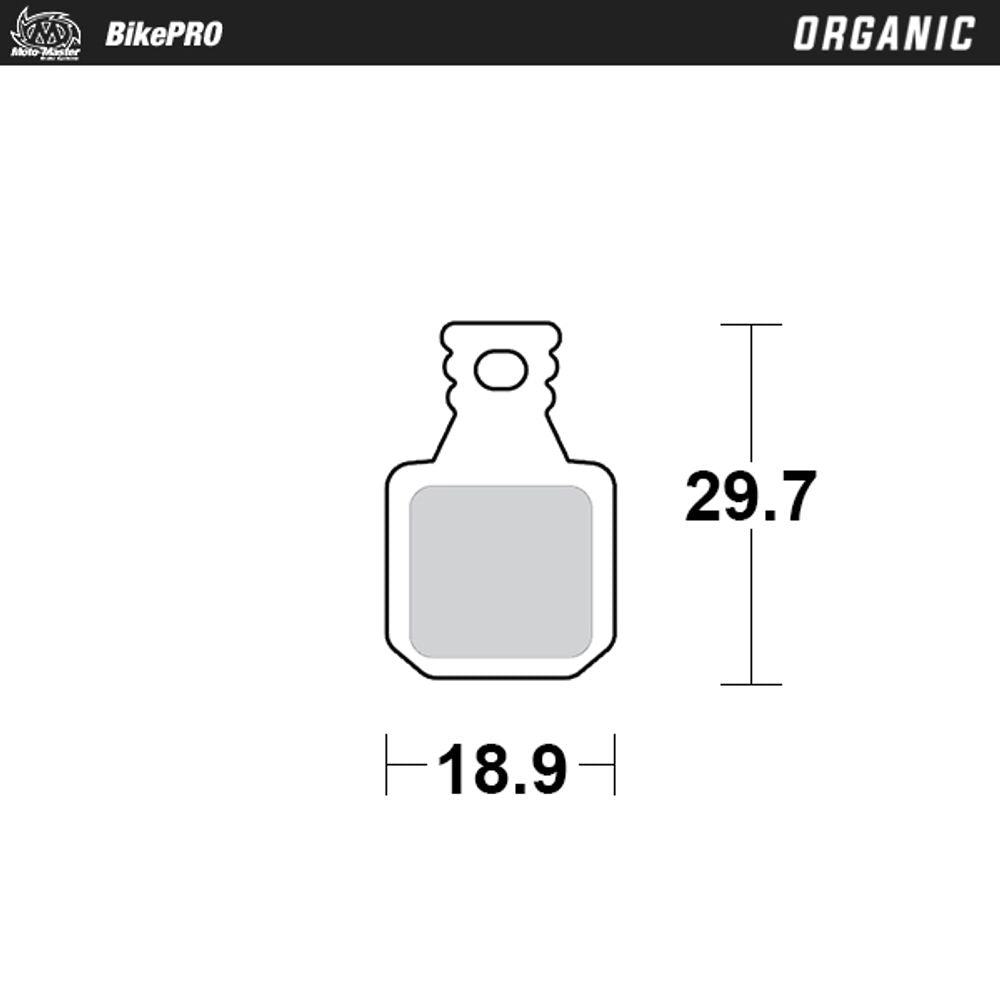 Brake Pad Bicycle Organic - Magura Mt 5, 7 - Grafite Offroad