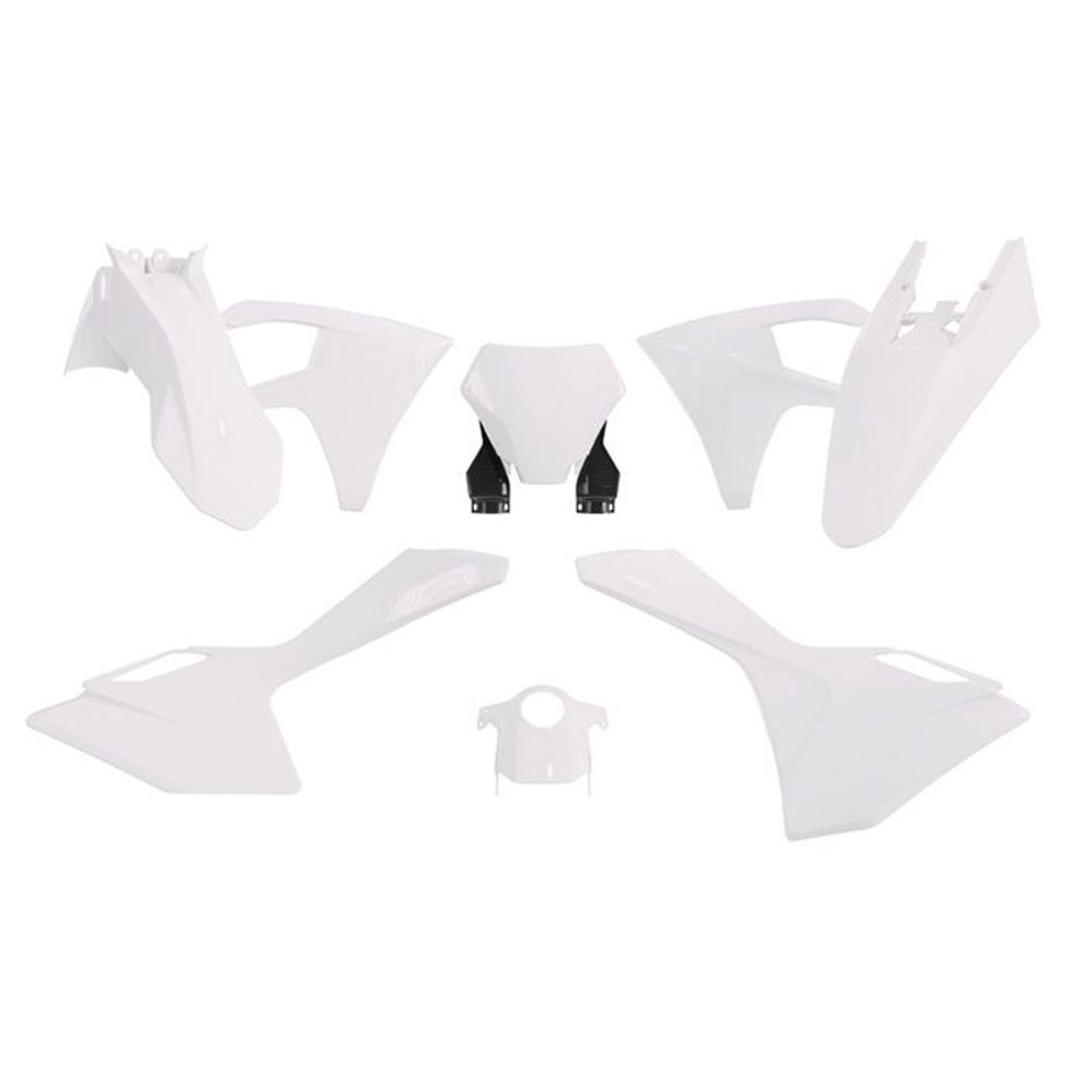 Plastics Kit 6 Pcs White Color Gas Gas Mc/mc-f 125/250/450 24-.. - Grafite Offroad