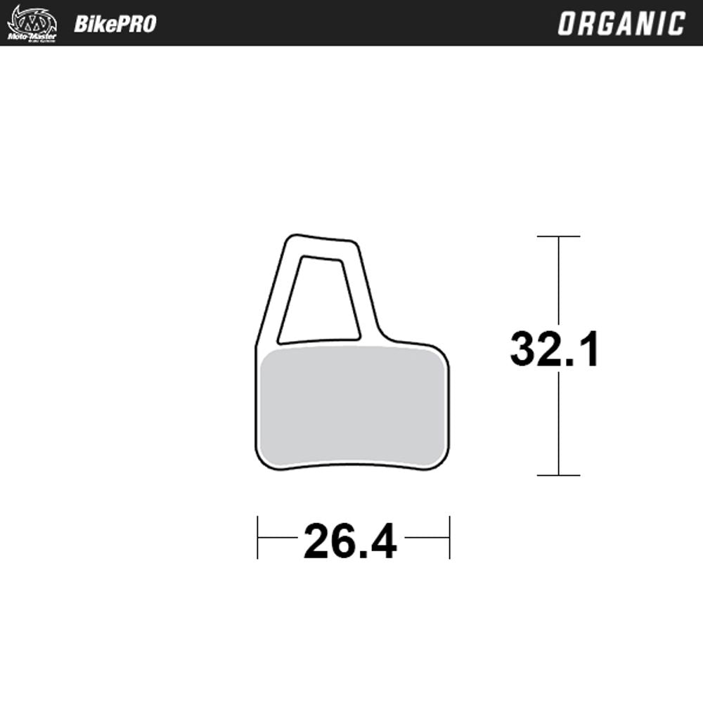 Brake Pad Bicycle Organic - Hayes El Camino - Grafite Offroad