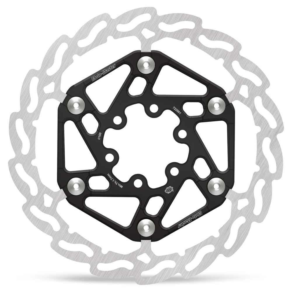 Bicycle Flame Floating Disc 160x2.0mm - Grafite Offroad