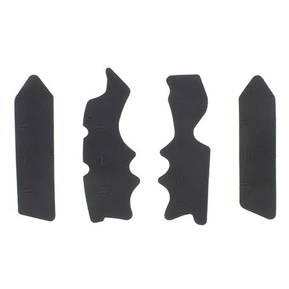 Rubber Vibram Frame Protectors Black Ktm Husqvarna Gas Gas - Grafite Offroad