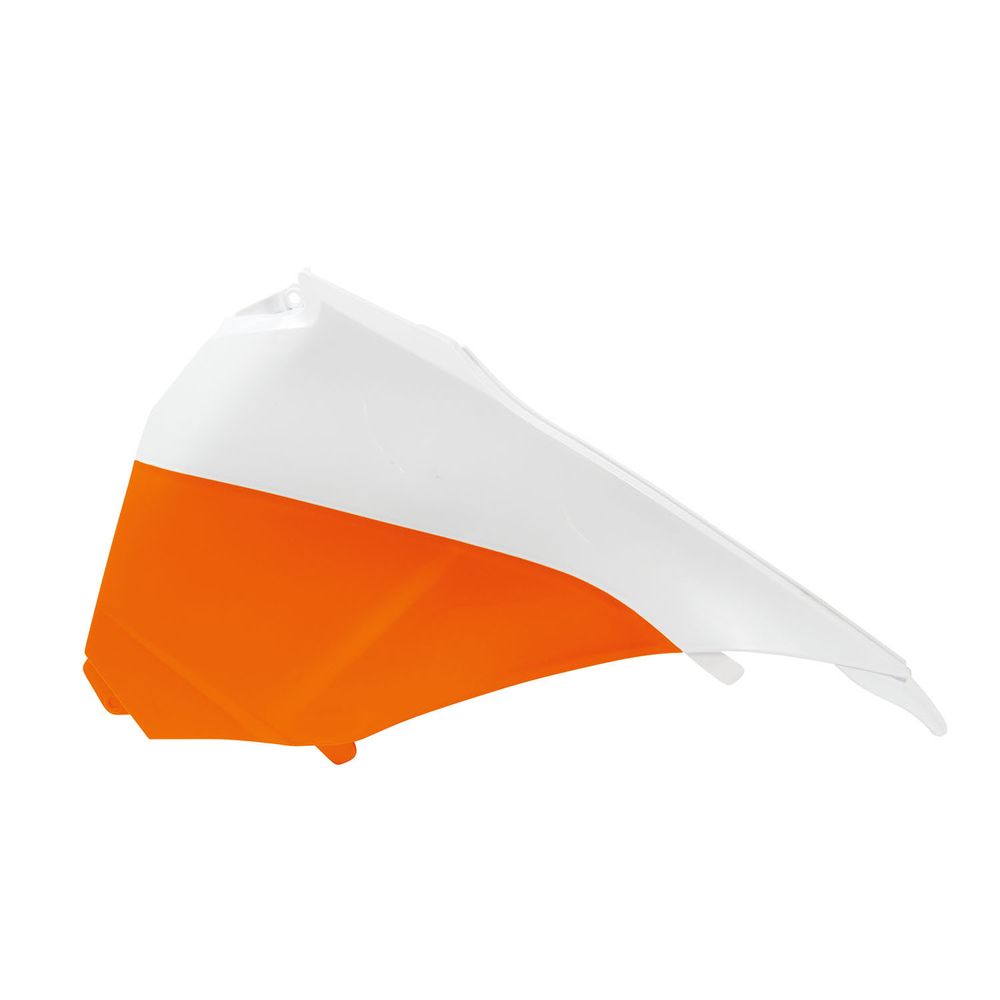 Air Box Side Panel Sx K Orange-white Replica Ktm - Grafite Offroad