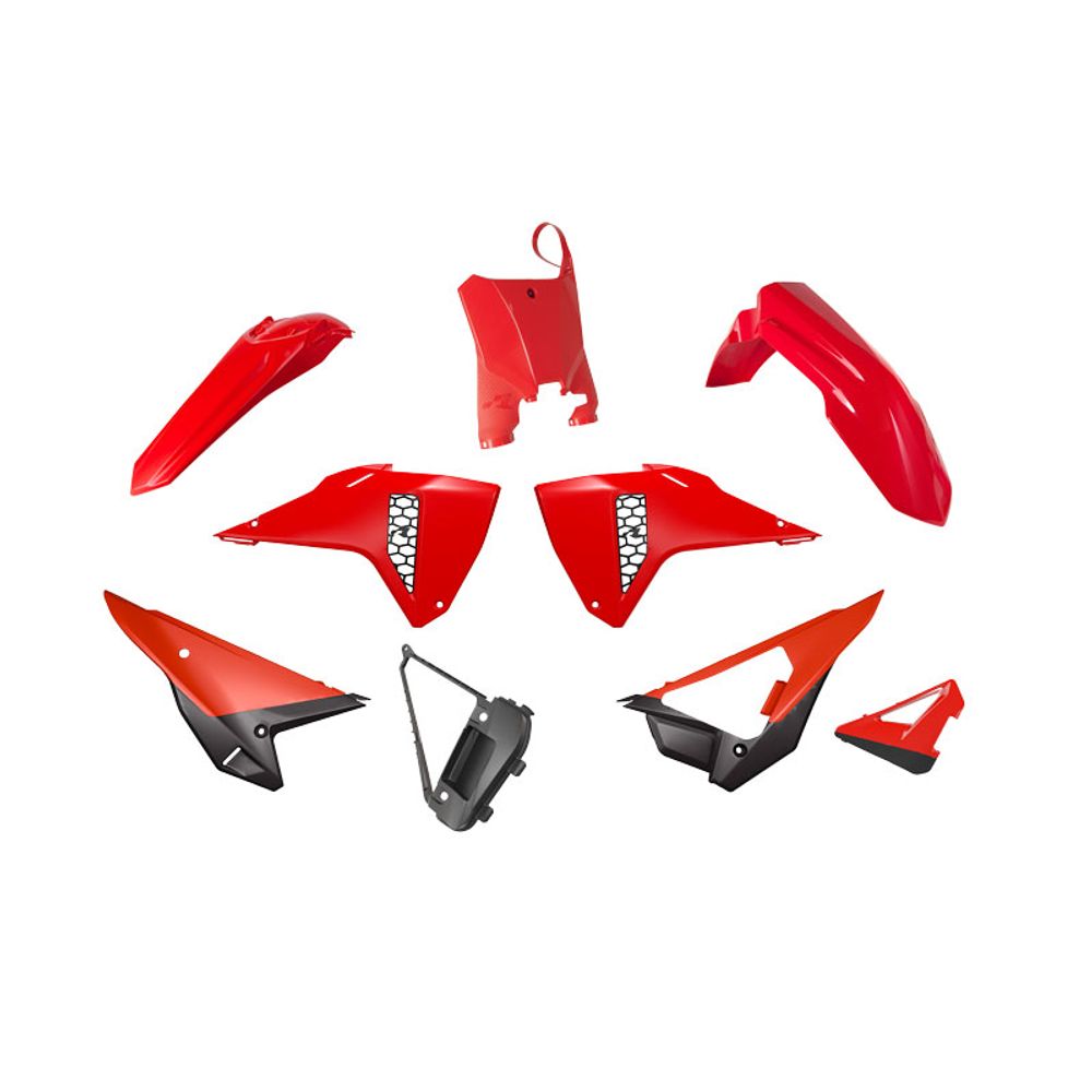 Kit Plastiche Revolution 6 Pezzi (Con Aribox Apribile) Honda 25 + Colori Originali 25