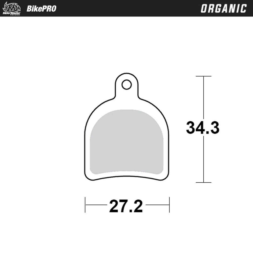 Brake Pad Bicycle Organic - Hope Trial - Grafite Offroad