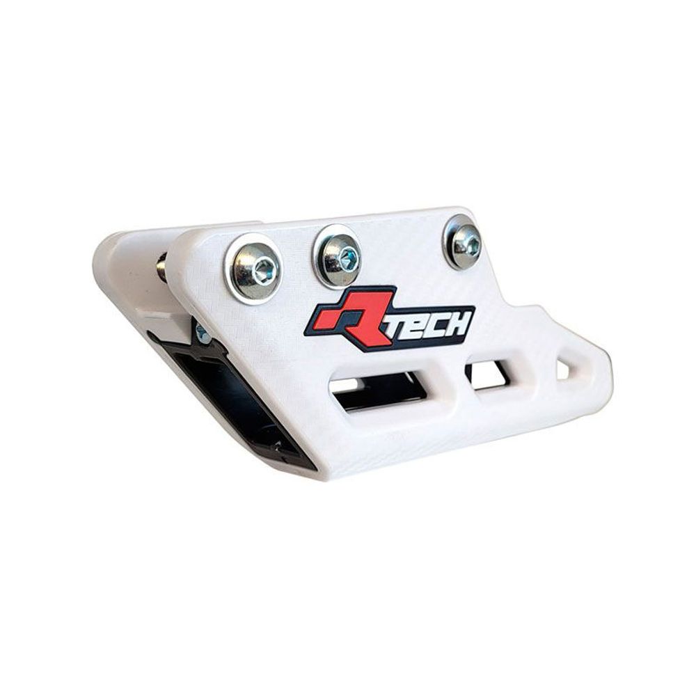 Monoblock R2.0 Worx Chain Guide Yamaha White Black - Grafite Offroad