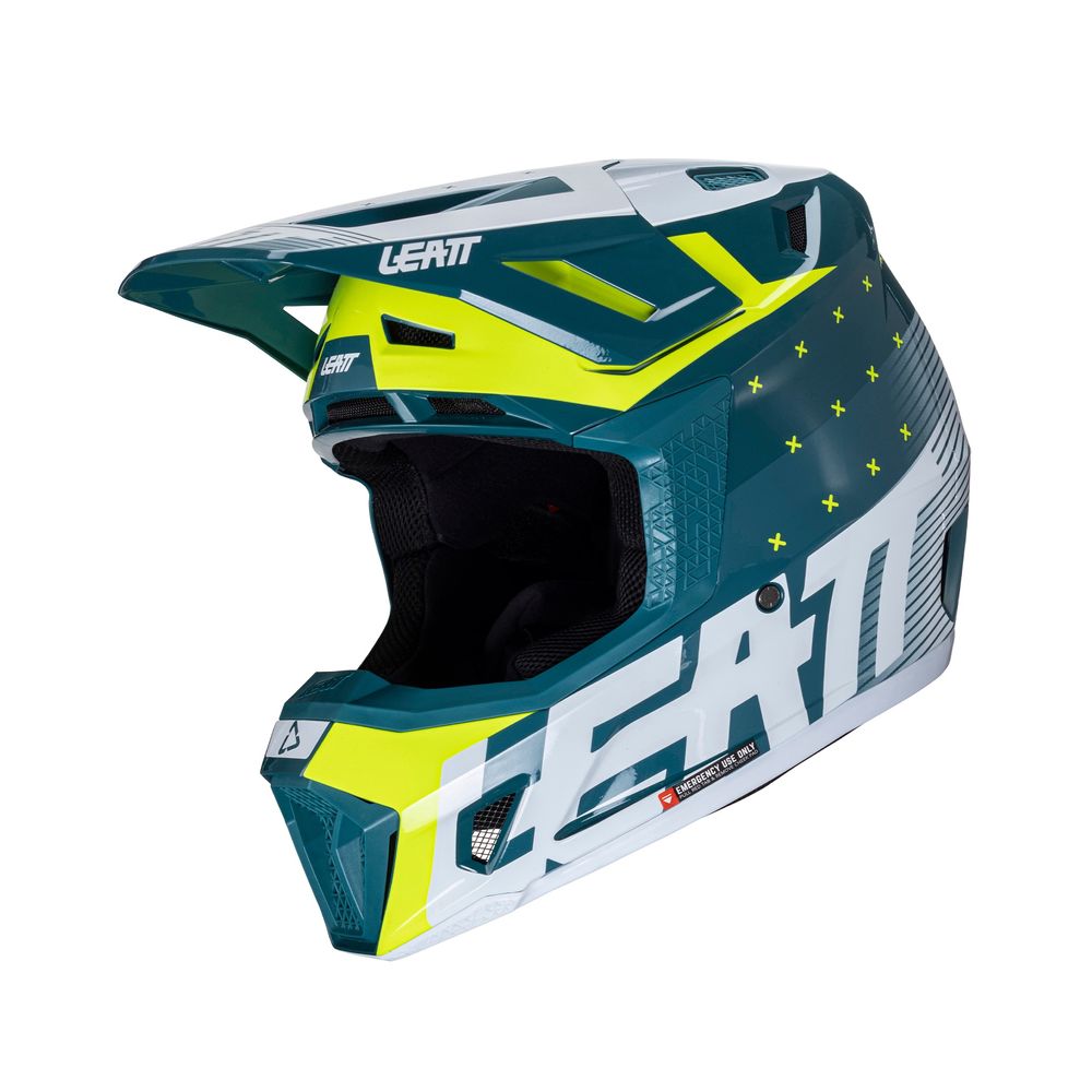 7.5 Moto Helmet with 360&deg; Turbine Technology and motorbike goggle included - Grafite Offroad