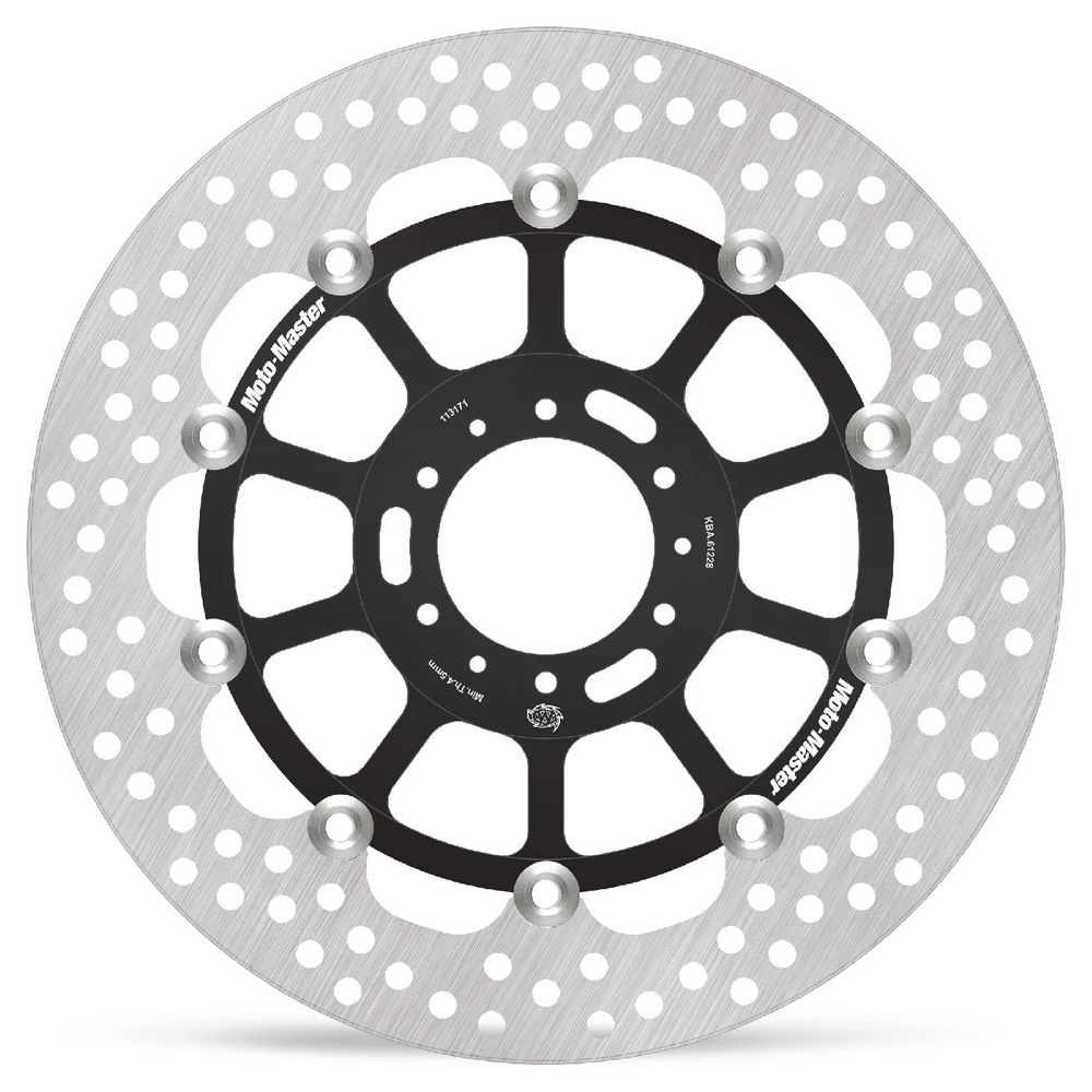 Brake Disc Road Halo - Floating - Front - Honda: Vfr 800, Xl1000 Varadero Abs - Grafite Offroad
