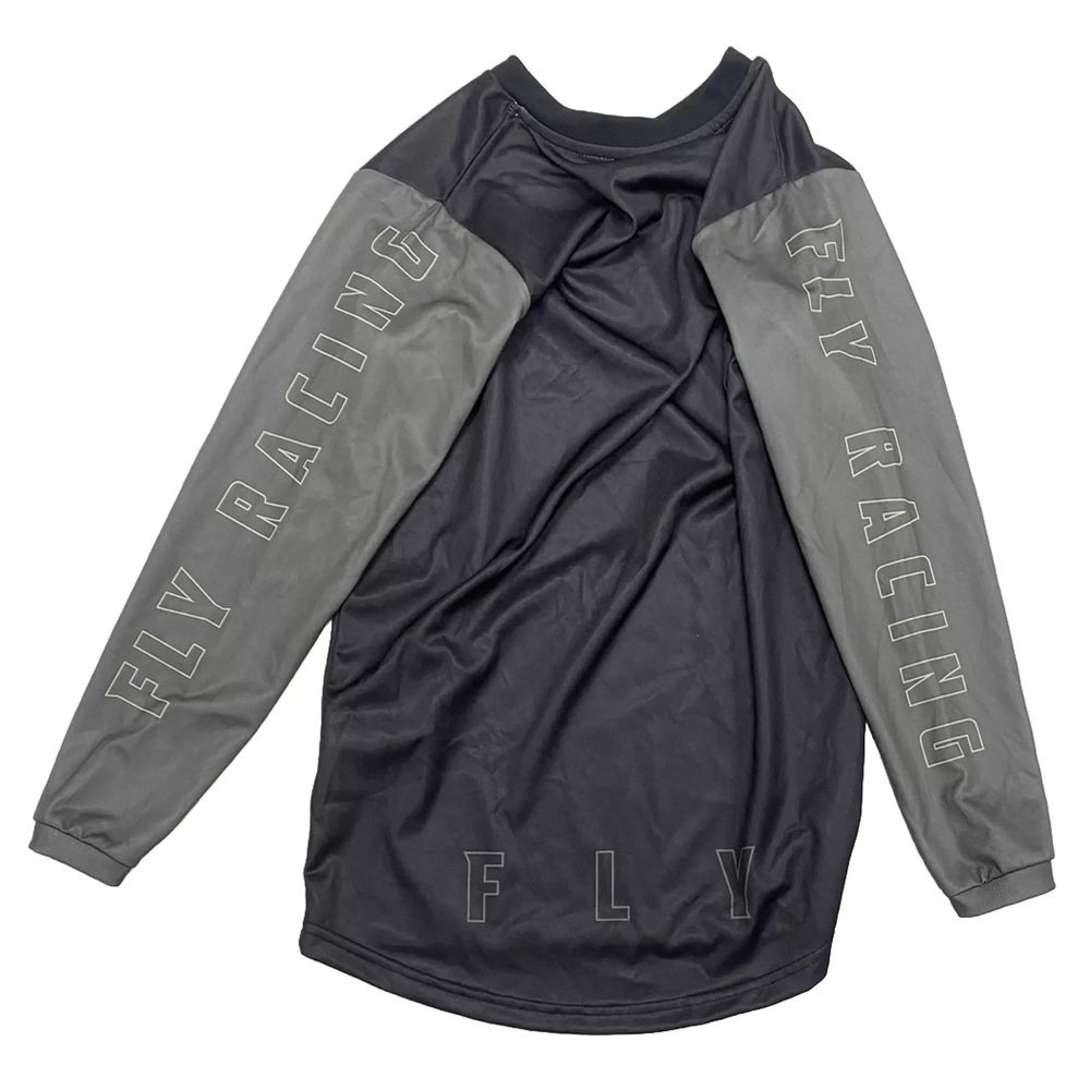 Jersey F-16 Black/Grey Yl - Grafite Offroad