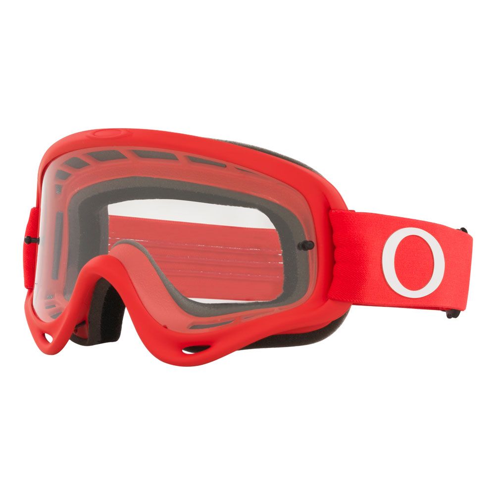 Maschera O-Frame XS MX (Bambino), Rosso, Lente Trasparente