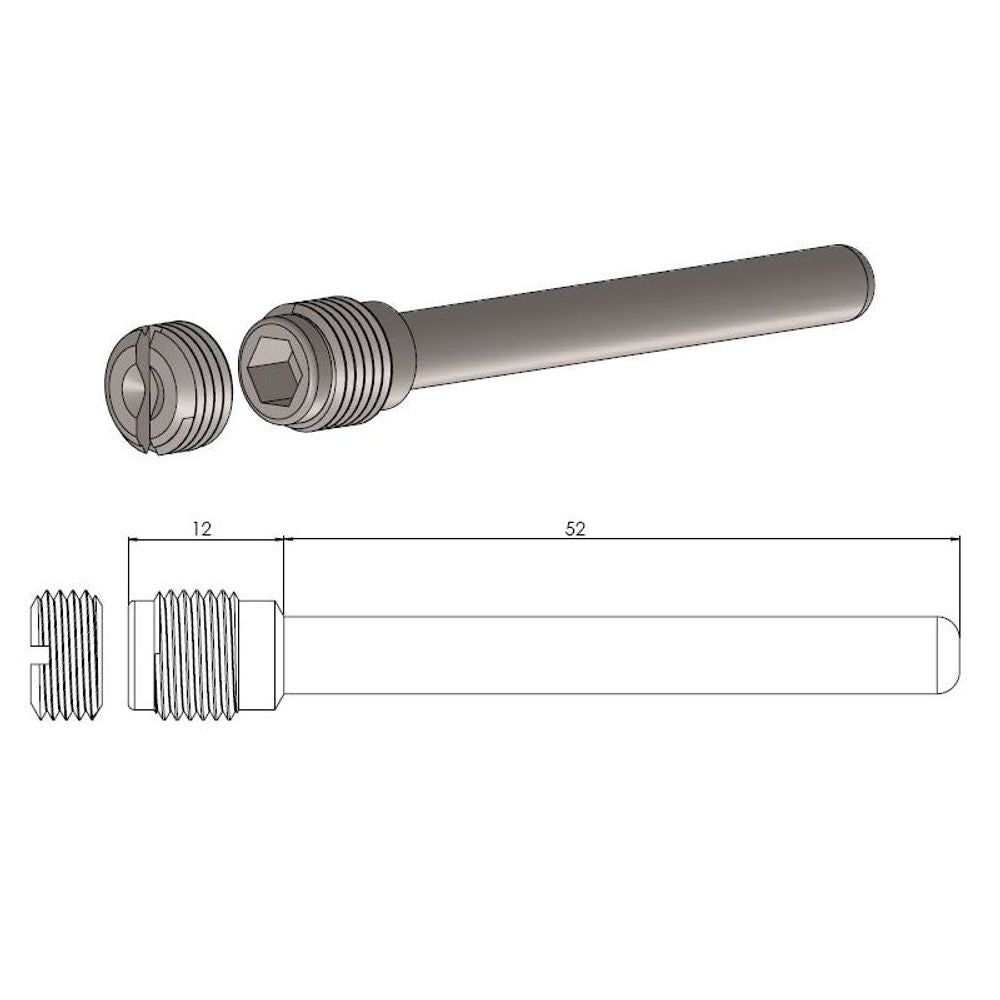 Moto-master Brake Pad Pin - Grafite Offroad