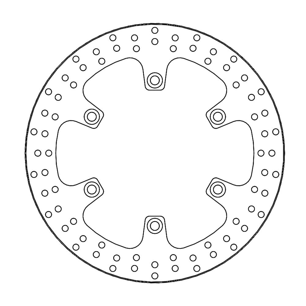 Brake Disc Road Halo - Front - Honda: Cbf500/600, Cbr1000f, Vfr750, Vt750 - Grafite Offroad