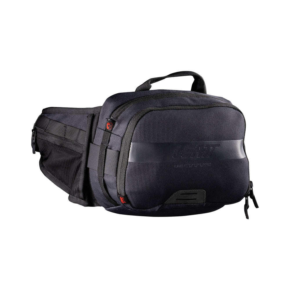 Technical Waist Pack Leatt Tool Belt Core 2.0 Ghost Black - 7l Cargo + 2l Hydration | Xs-xxl - Grafite Offroad