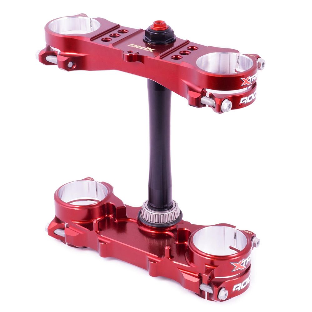 Triple Clamp Xtrig Rocs M12 Upper-lower Axle Bushing Yamaha Yz450f Offset 23-25 - Grafite Offroad